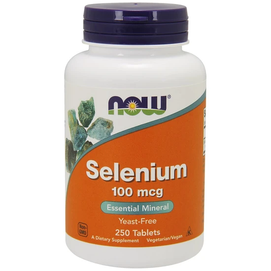 NOW Foods Selenium 100 mcg 250 Tablets, Skin Hair & Nails, Immunity - Image 6