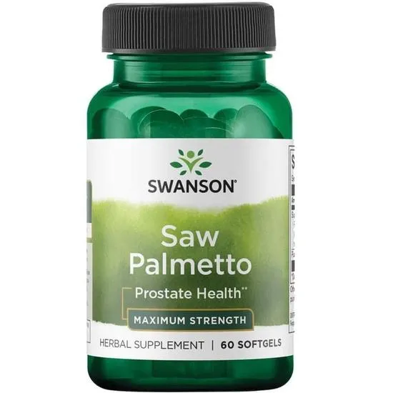 Swanson Saw Palmetto Maximum Strength Softgels