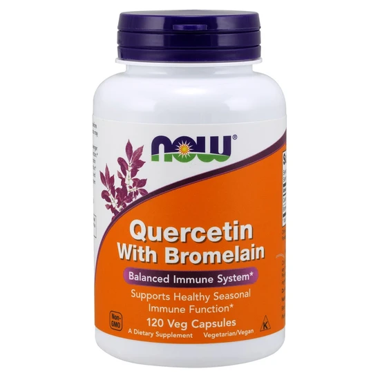 Now Foods Quercetin With Bromelains, 120 Vcaps - Image 4