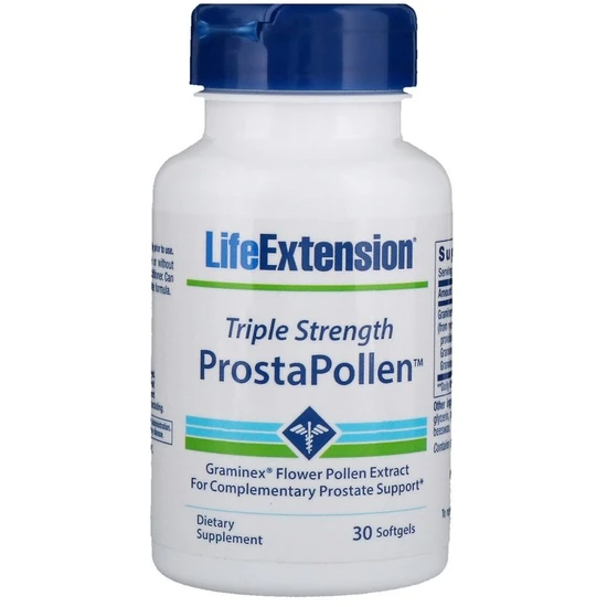 Life Extension Prostapollen Triple Strength - 30 Softgels - Image 5
