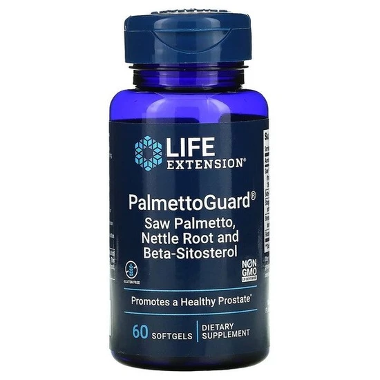 Life Extension PalmettoGuard Saw Palmetto/Nettle Root With Beta-Sitosterol