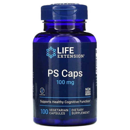 Life Extension Ps Capsules, 100Mg Enhances Energy Metabolism | 100 Veg Capsules - Image 3
