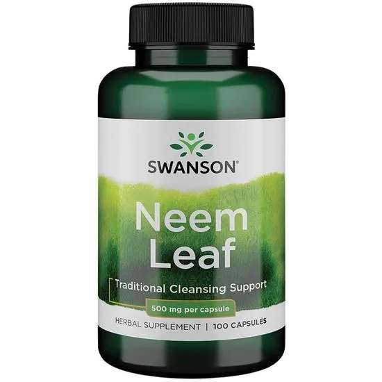 Swanson Neem Leaf, 500Mg - 100 Caps - Image 4