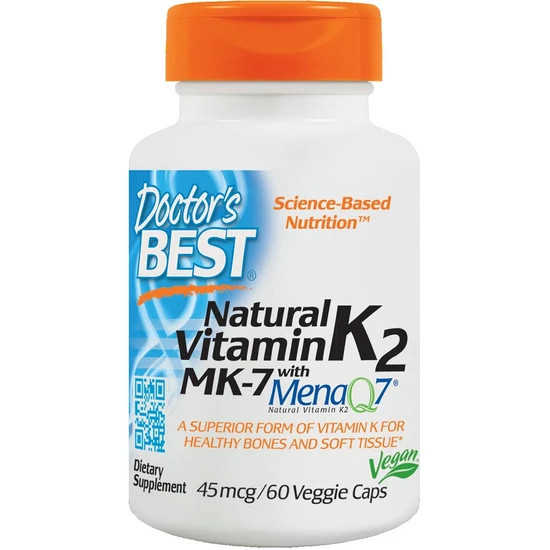 Doctor's Best Natural Vitamin K2 MK7 With MenaQ7