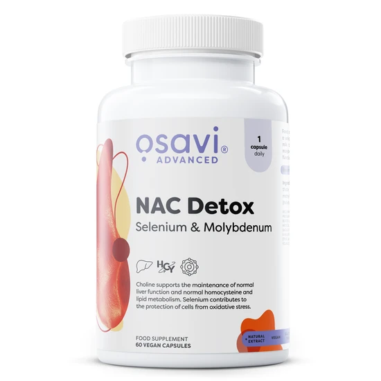 Osavi NAC Detox Selenium & Molybdenum Capsules