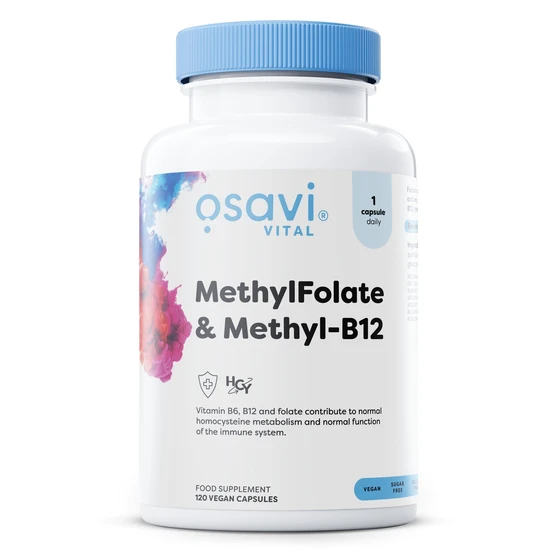 Osavi MethylFolate & Methyl-B12 - 120 vegan caps - Image 4