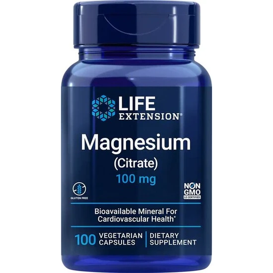 iHerb UK - Life Extension , Magnesium (Citrate), 100 Mg, 100 Vegetarian Capsules - Image 5
