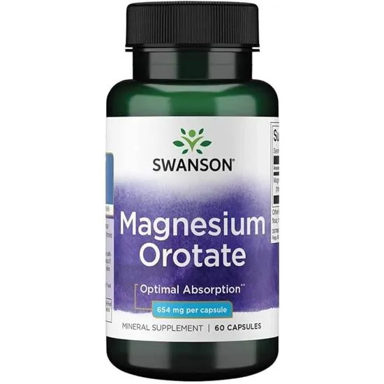 Swanson Magnesium Orotate - 60 Caps - Image 4