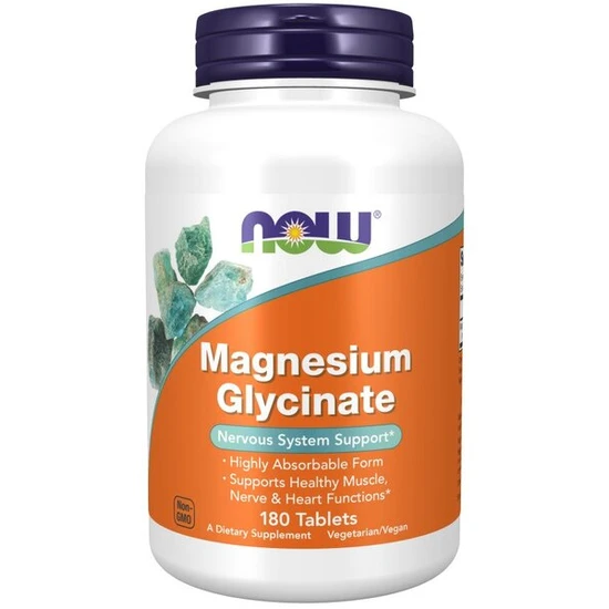 Now Foods , Magnesium Glycinate, 180 Tablets - Image 5