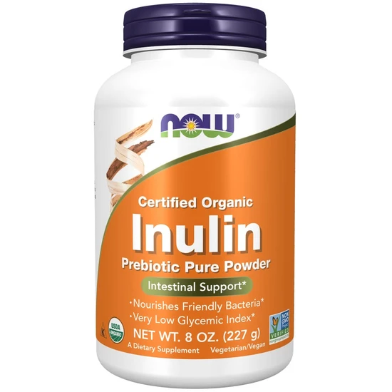 NOW Foods Inulin Prebiotic Pure Powder 8oz, Digestive Support, Friendly Bacteria - Image 8