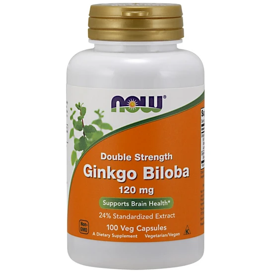 NOW Foods Ginkgo Biloba Double Strength 120mg Capsules