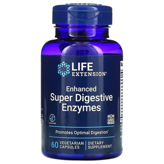 Life Extension Enhanced Super Digestive Enzymes With Probiotics