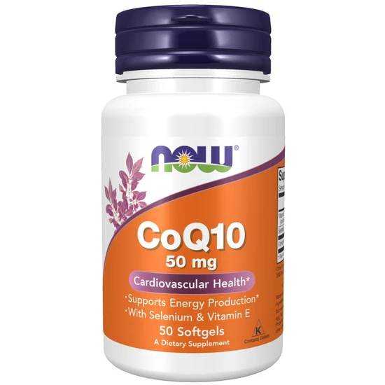 Now Foods Coq10 With Selenium & Vitamin E, 50Mg - 50 Softgels - Image 5