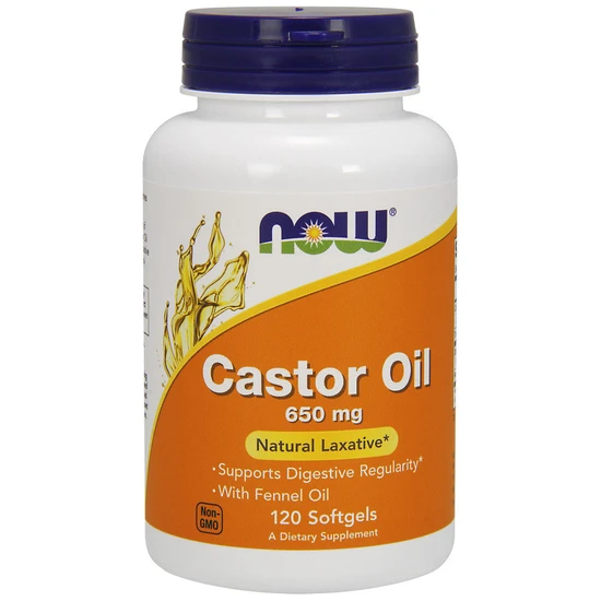 NOW Foods Castor Oil 650mg