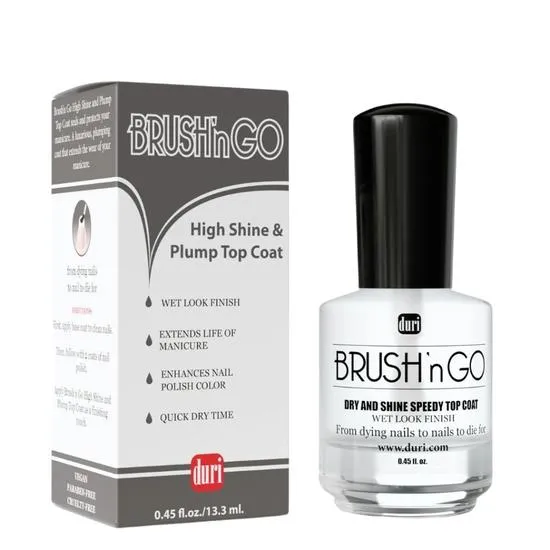 Duri Brush N Go Dry & Shine Speedy Top Coat
