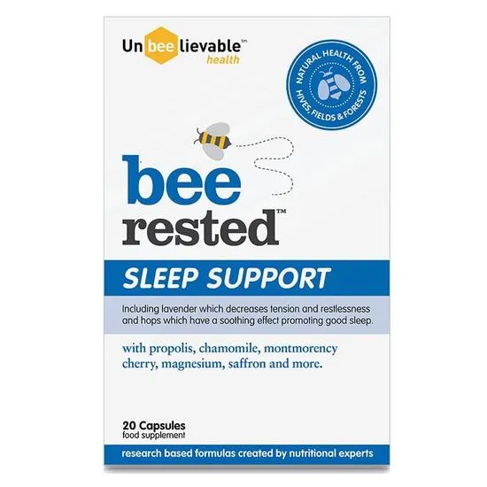 Unbeelievable Health Bee Rested Sleep Support Capsules