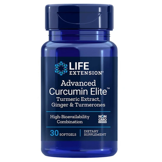 Life Extension Advanced Curcumin Elite Turmeric Extract, Ginger Turmerones 30 Softgels - Image 6
