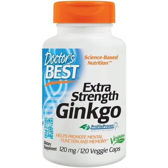 Doctor's Best Extra Strength Ginkgo 120mg Vegicaps