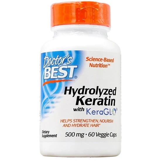 Doctor's Best Hydrolyzed Keratin 500mg Vegicaps