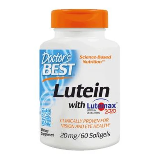 Doctor's Best Lutein with Lutemax 2020, 20 mg 60 Softgels, Eye and Vision Health - Image 9