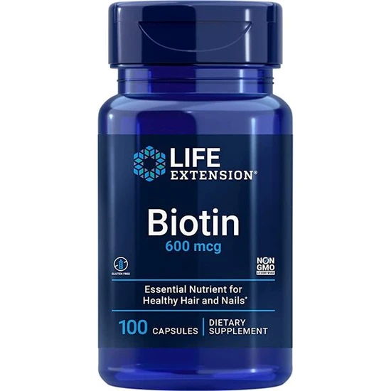Life Extension Biotin 600mcg Capsules