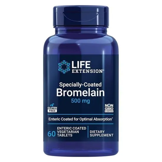 iHerb UK - Life Extension , Bromelain, Specially-Coated 60 Enteric Coated Vegetarian Tablets - Image 5