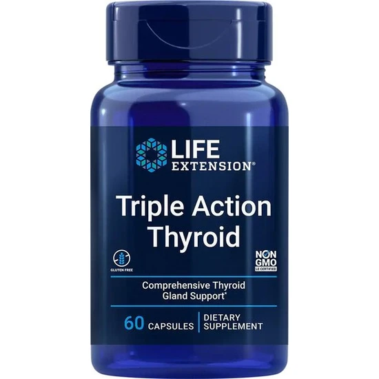 Life Extension Triple Action Thyroid 60 Capsules, Thyroid Gland Support - Image 5