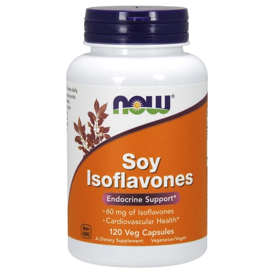 Now Foods Women's Soy Isoflavones 60 Mg 120 Veg Capsules - Image 3