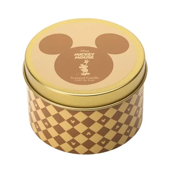 Disney Mickey Cafe Au Lait Tin Candle