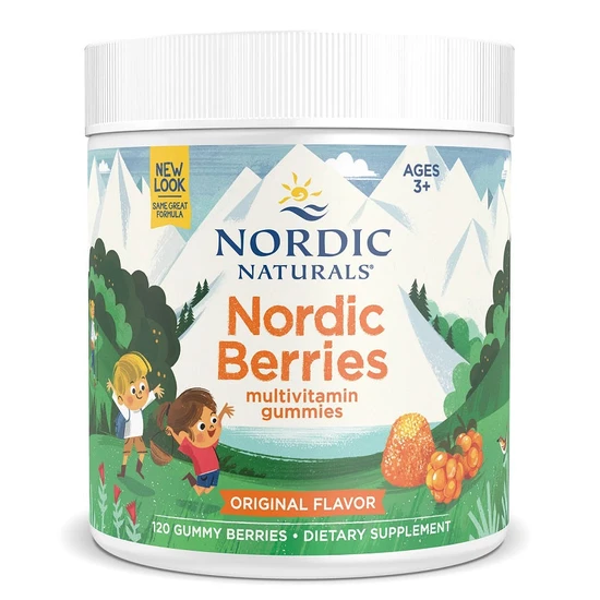 Nordic Naturals Nordic Berries Multivitamin Original Flavour Gummies
