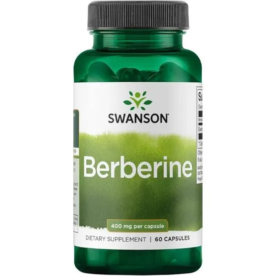 SWANSON Berberine Natural 60 Capsules Cardiovascular Health Support Supplement - Image 5