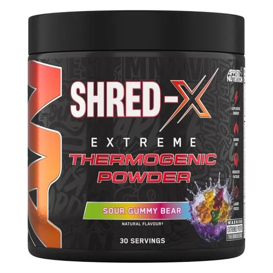 Applied Nutrition Green Shred-X Powder 300G - Sour Gummy Bear - Image 2