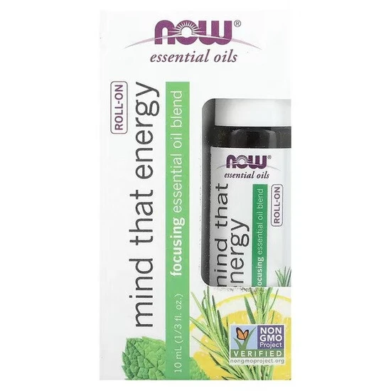 NOW Foods Mind That Energy Essential Oil Roll-On