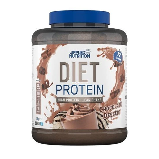Applied Nutrition Diet Whey - High Protein Powder Supplement, Low Carb & Sugar, for Weight Management with CLA, L Carnitine, Green Tea (1.8kg - 72 Servings) (Chocolate) - Image 2