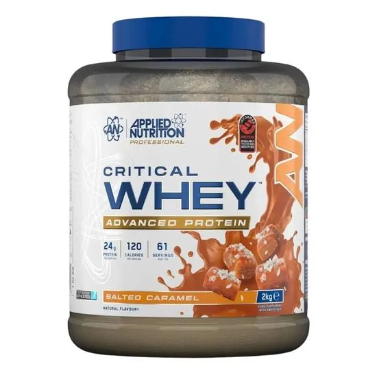 Applied Nutrition Multicolor Critical Whey Protein Powder - Salted Caramel - 61 Servings - Image 4