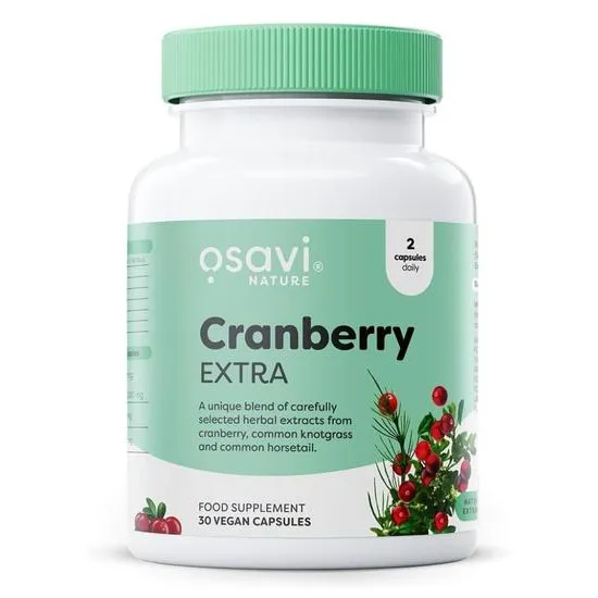Osavi Cranberry Extra – 30 Vegan Capsules | Extract from Cranberry (Vaccinium macrocarpon) Fruit | Standardised to 40% proanthocyanidins (PACs) | Enriched with Knotgrass and Common Horsetail extracts - Image 3