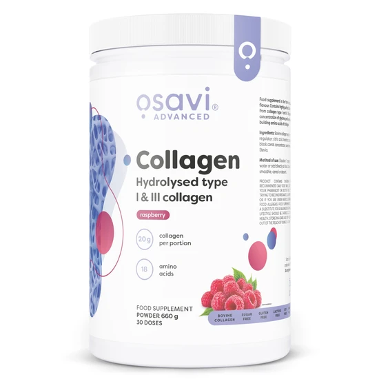 Osavi Collagen Hydrolysed Type I & Iii Raspberry 660G - Image 3