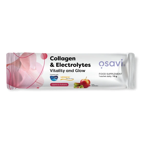 Osavi Collagen Electrolytes Vitality & Glow Apple & Rhubarb 10G