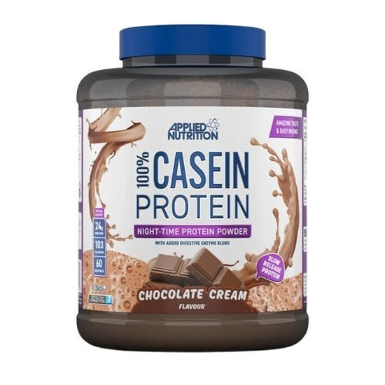 Applied Nutrition Casein Protein Powder - Micellar Casein Supplement, Slow Release Protein (1.8kg - 60 Servings) (Chocolate Cream) - Image 2