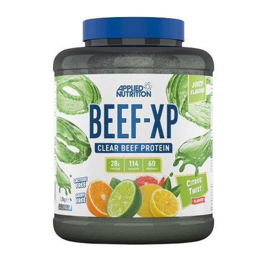 Applied Nutrition Beef-XP Clear Beef Protein Isolate - Citrus Twist | 27g Protein per Serving, Hydrolysed Beef Protein Isolate, Dairy & Lactose Free, Zero Sugar, Low Fat - (1.8kg - 60 Servings) - Image 2