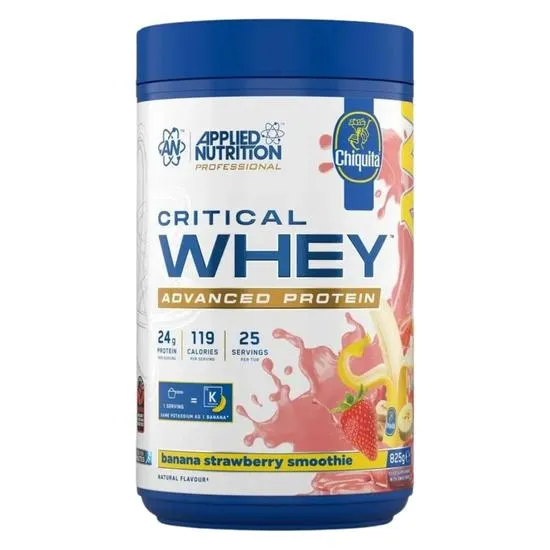 Applied Nutrition Critical Whey, Banana Strawberry Smoothie - 825G - Image 4