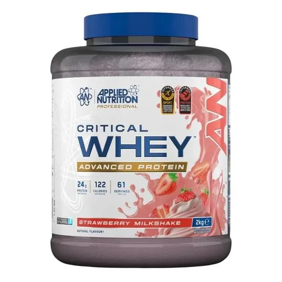 Applied Nutrition Critical Professional Whey Protein Nutrition Powder Strawberry Flavour - 2Kg - Image 3