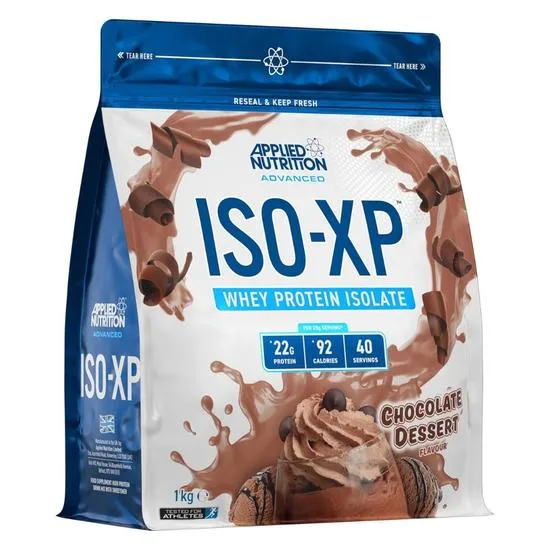 Applied Nutrition ISO-XP Whey Protein Isolate | Over 21g Protein, Low Carb, Low Fat, BCAA-Rich, Fast Absorption, Soy-Free, Halal (850g - 34 Servings) (Chocolate Dessert) - Image 2