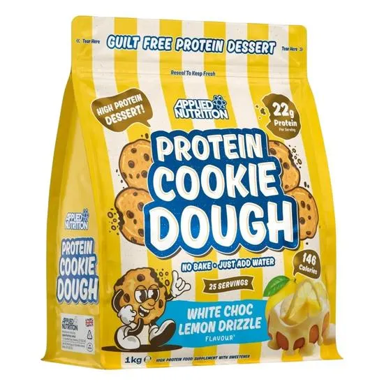 Protein Cookie Dough Dessert, White Choc Lemon Drizzle - 1000 grams - Image 3