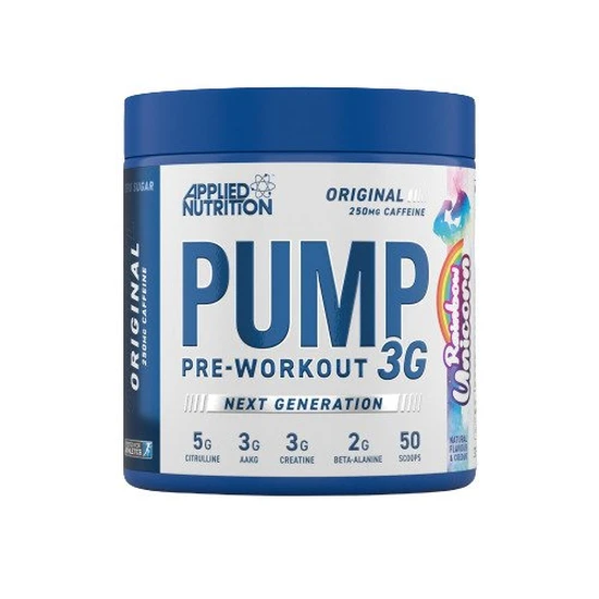 Applied Nutrition Pump 3g Pre-Workout Rainbow Unicorn 375g