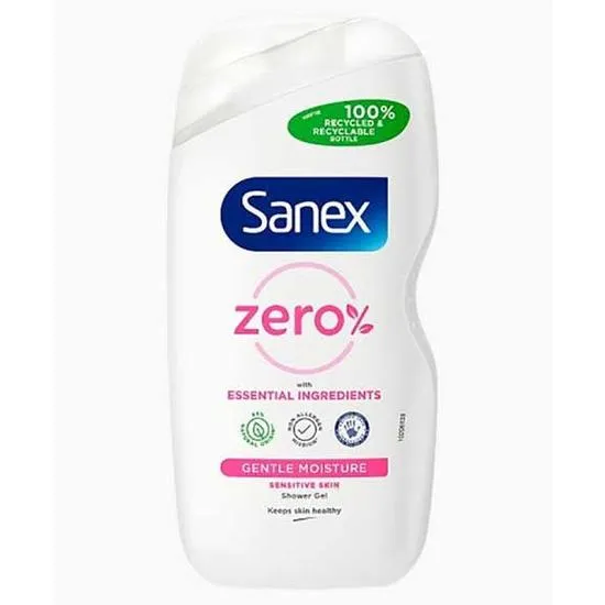 Sanex Zero Gentle Moisture Shower Gel For Sensitive Skin