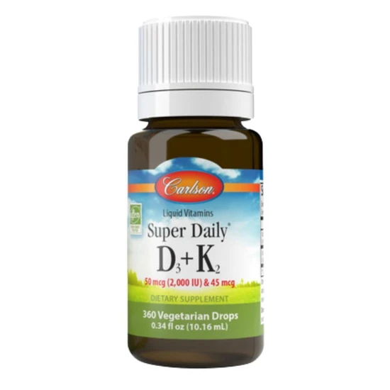 Carlson Labs Super Daily D3+K2 2000iu