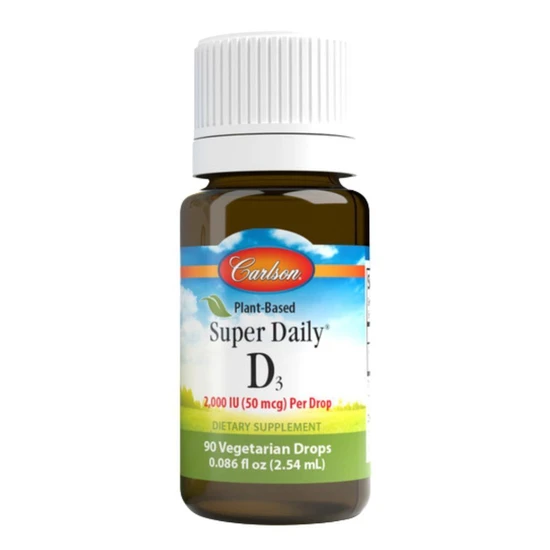 Carlson Labs Plant-Based Super Daily D3 2000iu