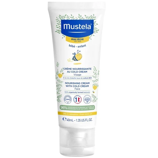 Mustela Nourishing Cream With Cold Cream For Face