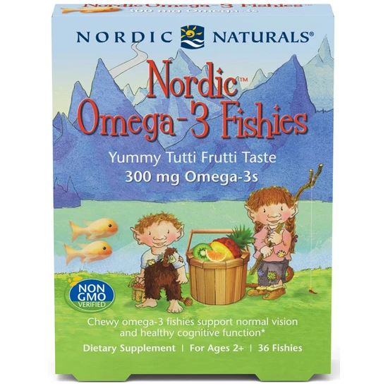 Nordic Naturals Nordic Omega-3 300mg Yummy Tutti Frutti Fishies